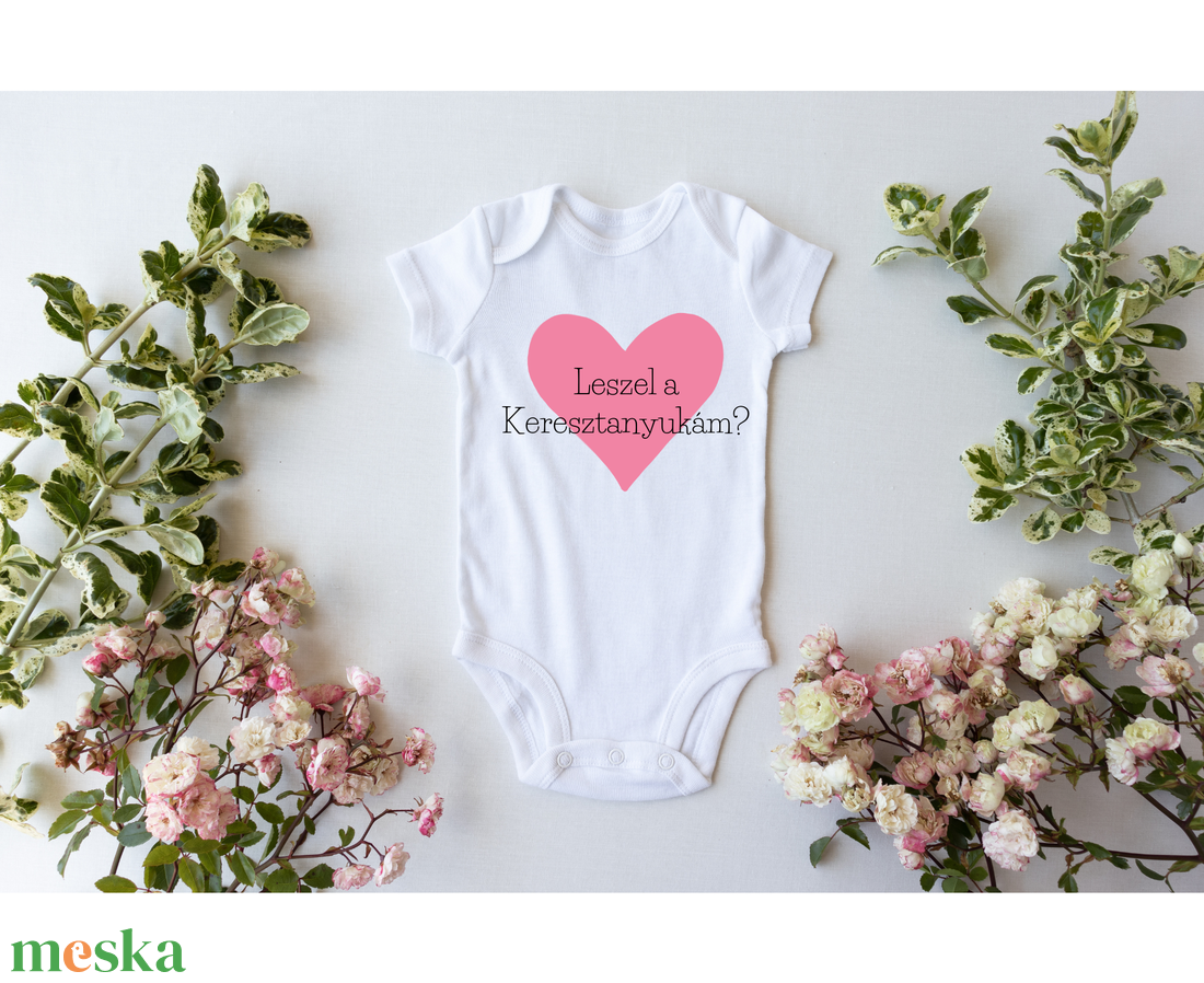 Leszel a Keresztanyukám? - ruha & divat - babaruha & gyerekruha - body - Meska.hu Leszel a Keresztanyukám? - ruha & divat - babaruha & gyerekruha - body - Meska.hu