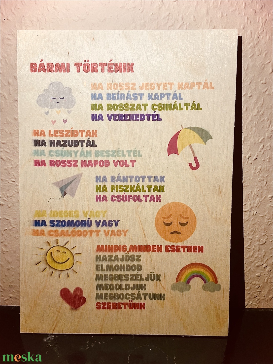 Bármi történik tábla - otthon & életmód - dekoráció - ajtó- és ablak dekoráció - ajtótábla - Meska.hu Bármi történik tábla - otthon & életmód - dekoráció - ajtó- és ablak dekoráció - ajtótábla - Meska.hu