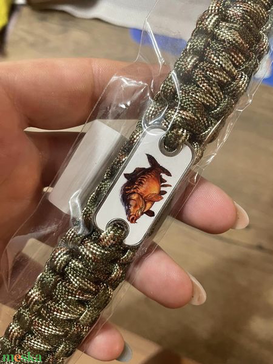 Pontyos horgász paracord karkötő - ékszer - karkötő - széles karkötő - Meska.hu Pontyos horgász paracord karkötő - ékszer - karkötő - széles karkötő - Meska.hu