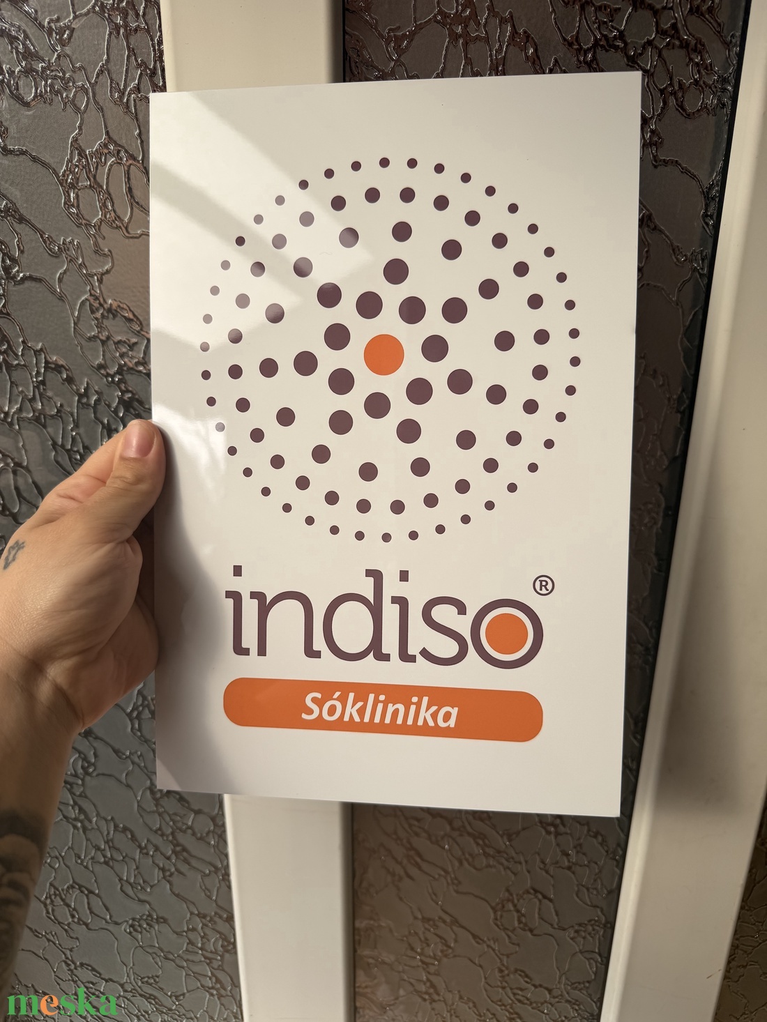 Fém A/4 Cégtábla � Prémium Hirdetőtábla Kültérre és Beltérre  - otthon & életmód - dekoráció - ajtó- és ablak dekoráció - ajtókilincs tábla - Meska.hu