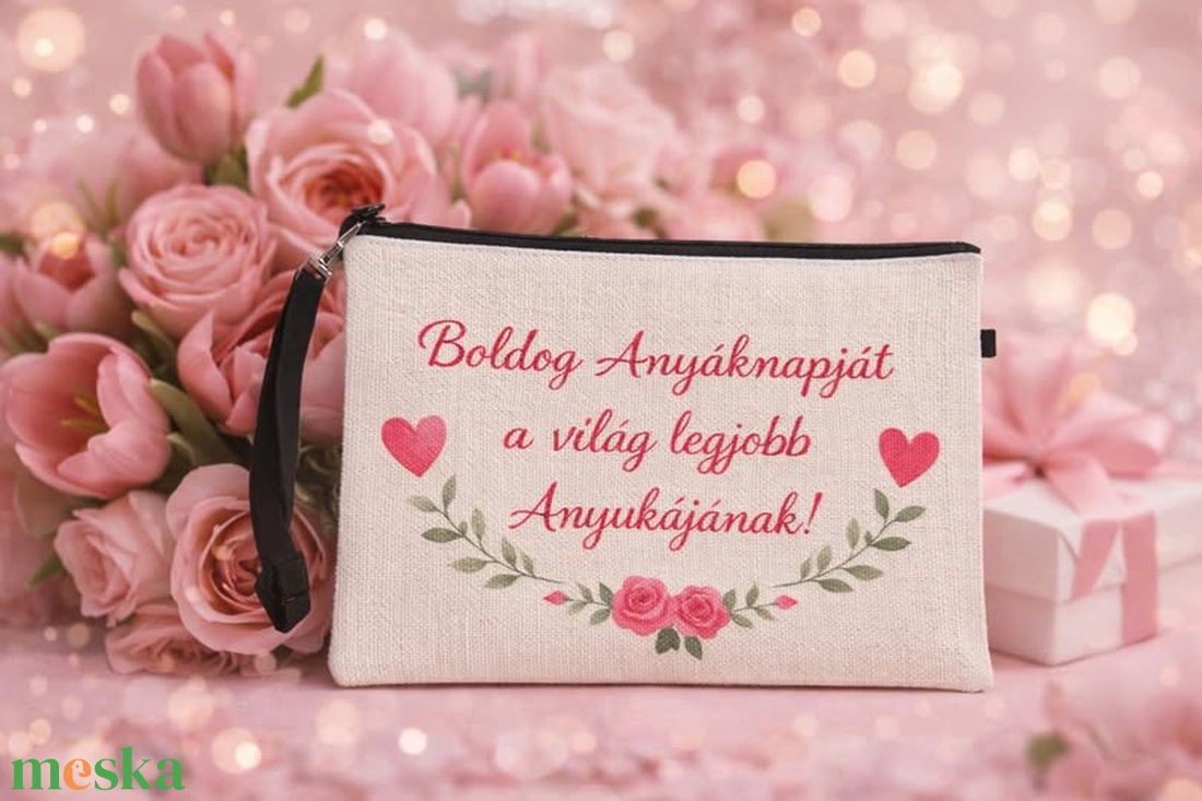 Lepd meg Anyukádat egy igazán kedves és személyes ajándékkal! - táska & tok - neszesszer - Meska.hu