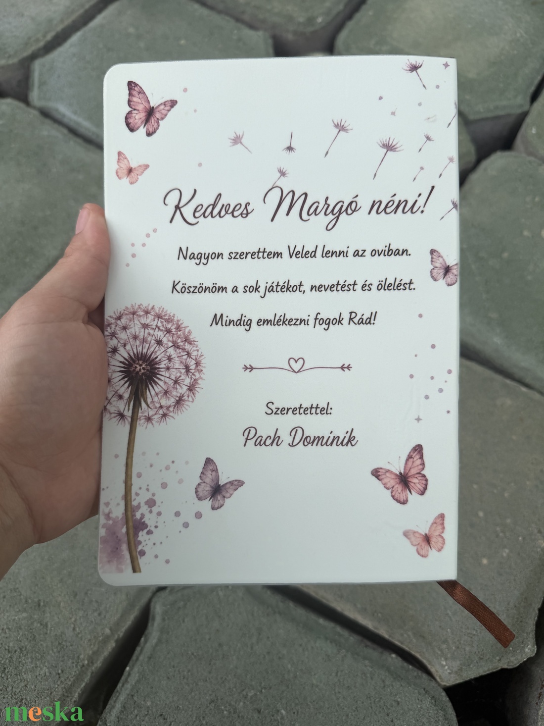 Ballagási emlékfüzet óvónéniknek! - otthon & életmód - papír, írószer - könyv- és füzetborító - Meska.hu