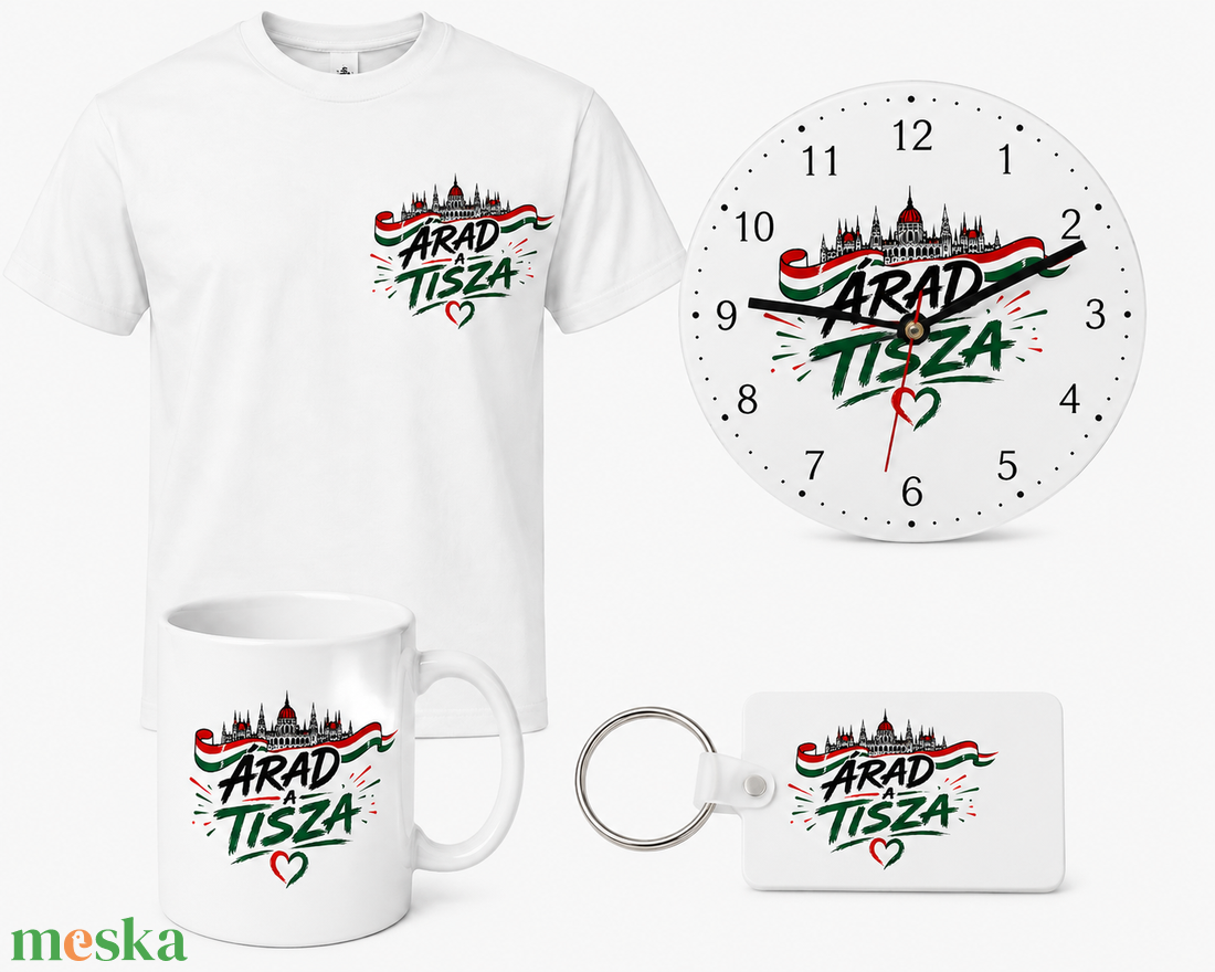 Árad a tisza termékek rendszerváltás - ruha & divat - férfi ruha - póló - Meska.hu