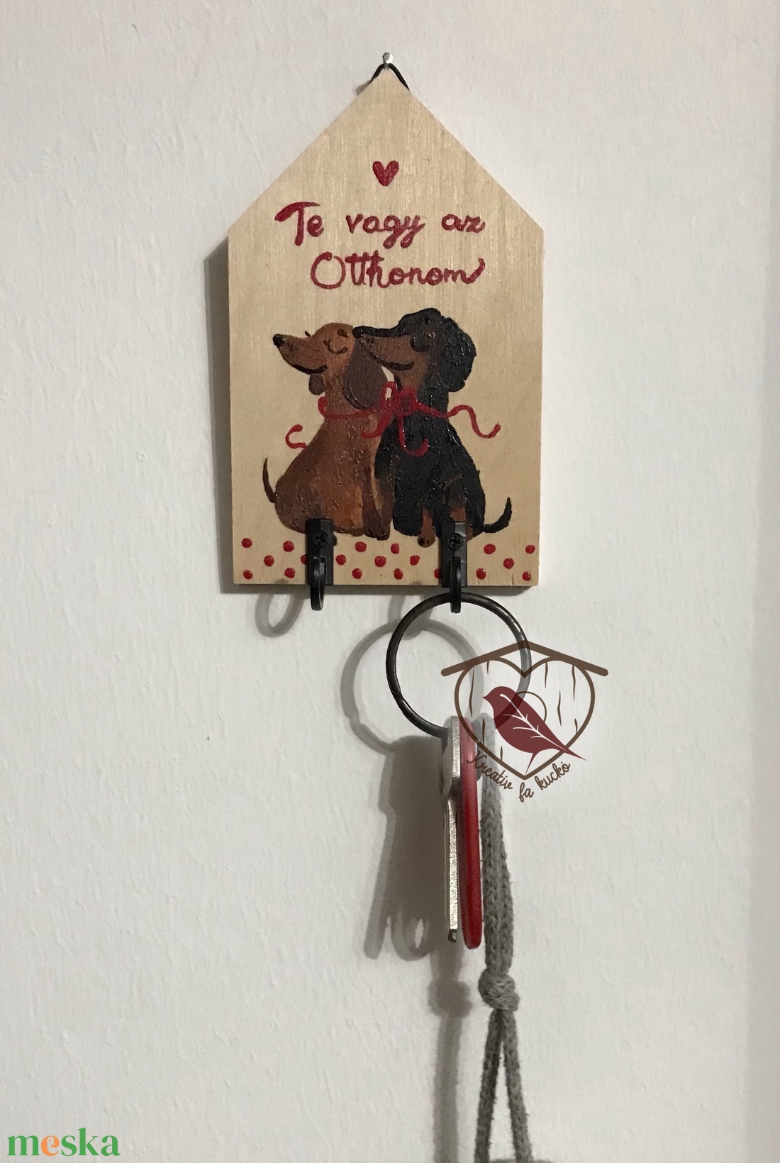 Kulcstartó  - otthon & életmód - dekoráció - fali és függő dekoráció - fali kulcstartó - Meska.hu