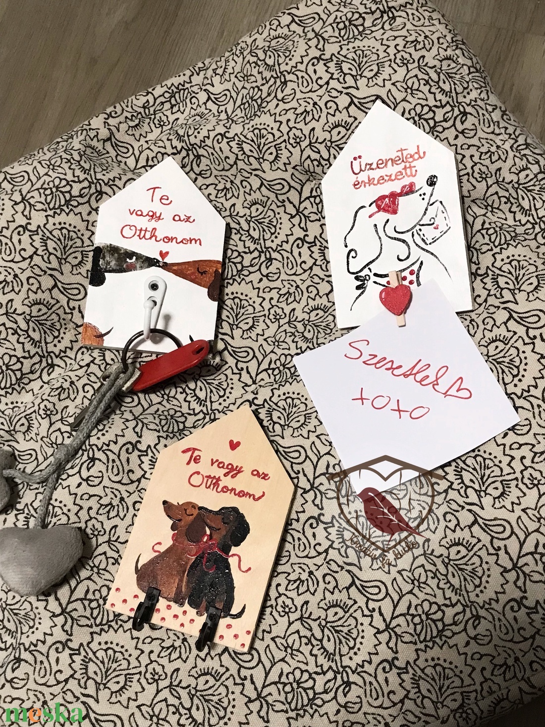 Kulcstartó  - otthon & életmód - dekoráció - fali és függő dekoráció - fali kulcstartó - Meska.hu