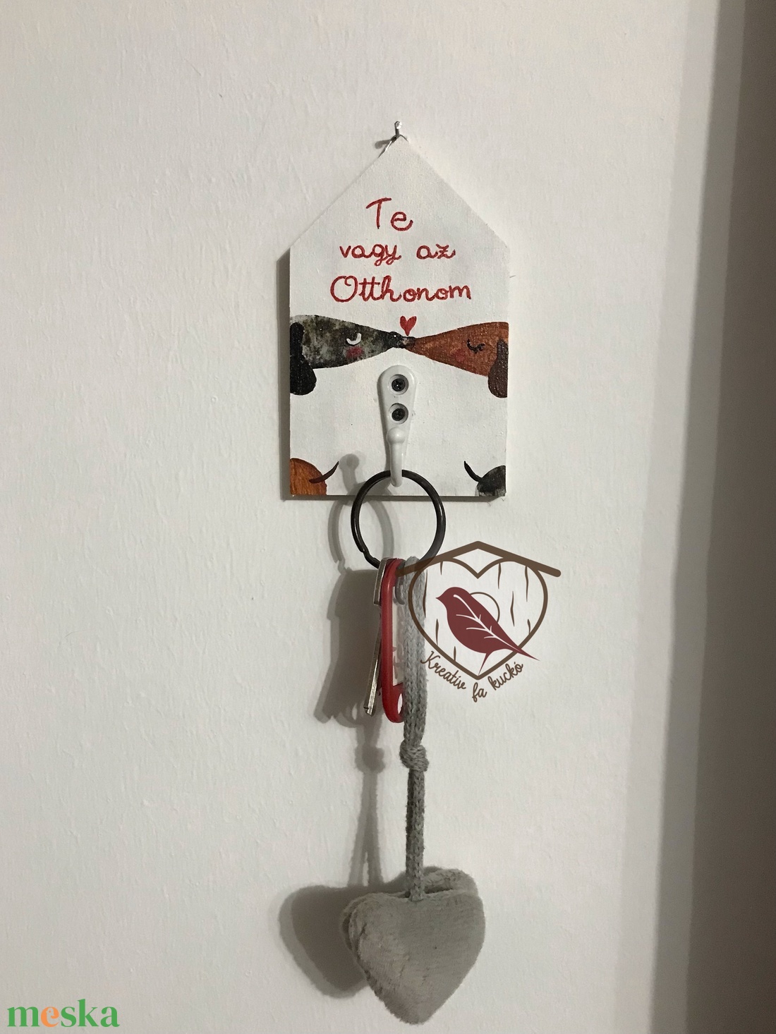 Kulcstartó tacsis - otthon & életmód - dekoráció - fali és függő dekoráció - fali kulcstartó - Meska.hu