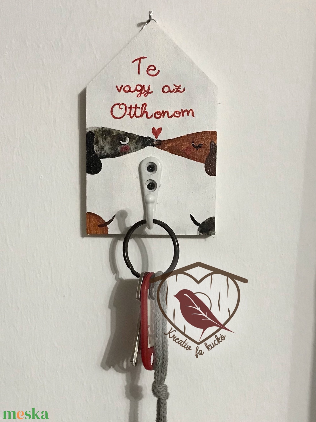 Kulcstartó tacsis - otthon & életmód - dekoráció - fali és függő dekoráció - fali kulcstartó - Meska.hu