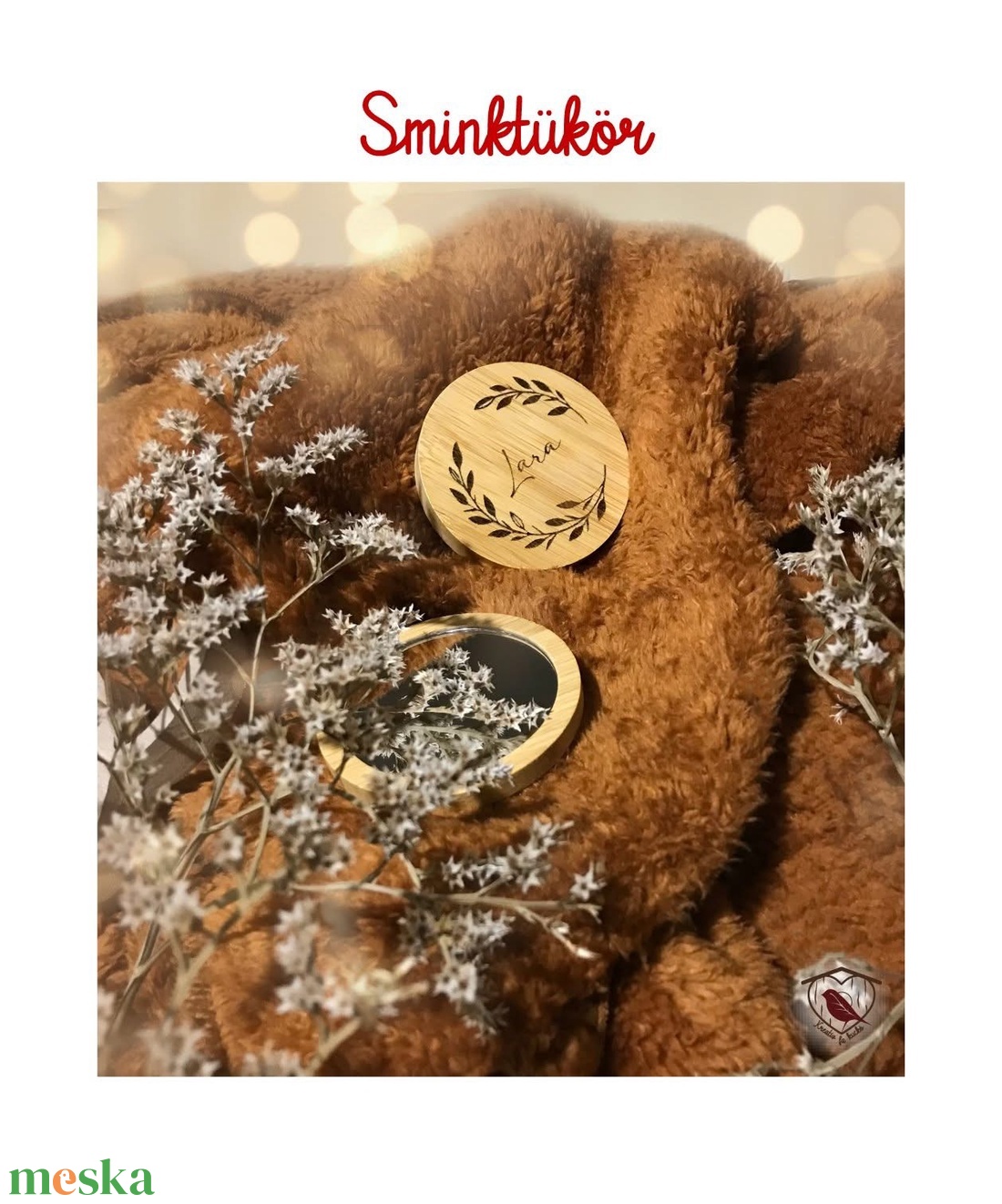 Gravírozott tükör  - otthon & életmód - dekoráció - tükör - Meska.hu