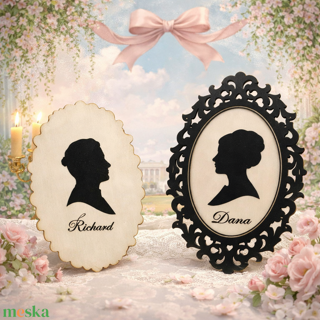 Portré sziluett fotó alapján  - művészet - fotográfia - eseményfotó - Meska.hu