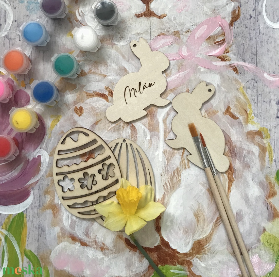 Húsvéti kifestő - ünnepi díszek, dekorációk - húsvéti díszek és dekorációk - húsvéti tojásfadíszek - Meska.hu