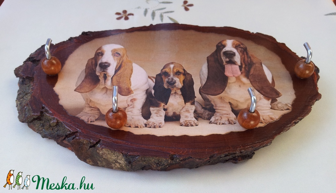 Kutyás fali kulcstartó - otthon & életmód - bútor - Meska.hu