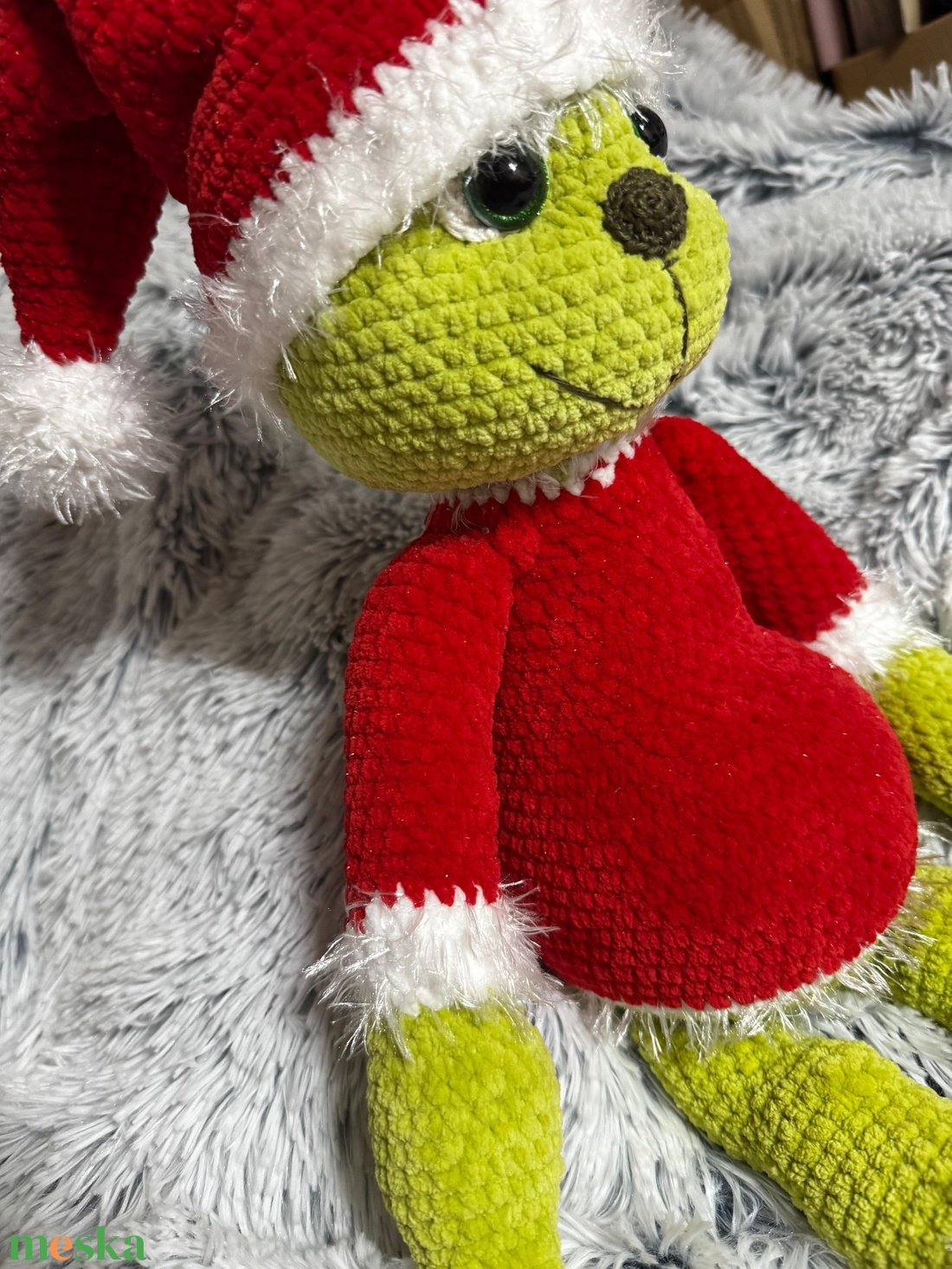 grinch - játék & sport - plüssállat & játékfigura - plüss mesefigurák - Meska.hu