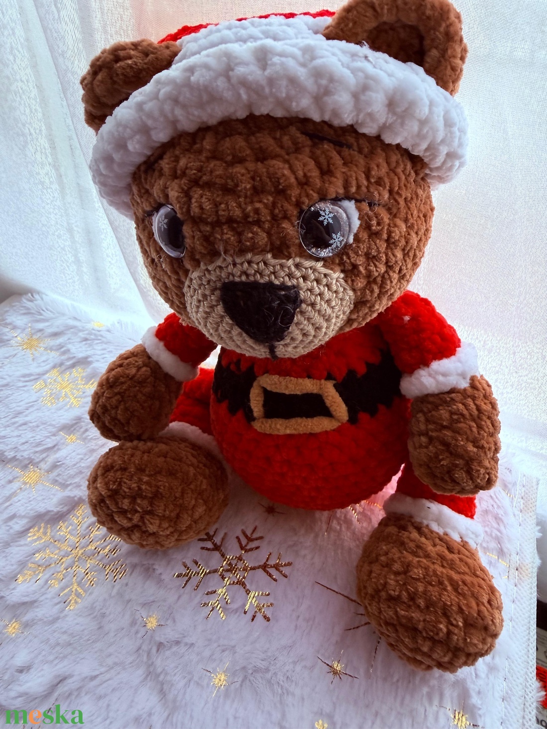 Maci Mikulás  a karácsony legpuhább hőse - karácsony - mikulás - mikulás ajándékok - Meska.hu