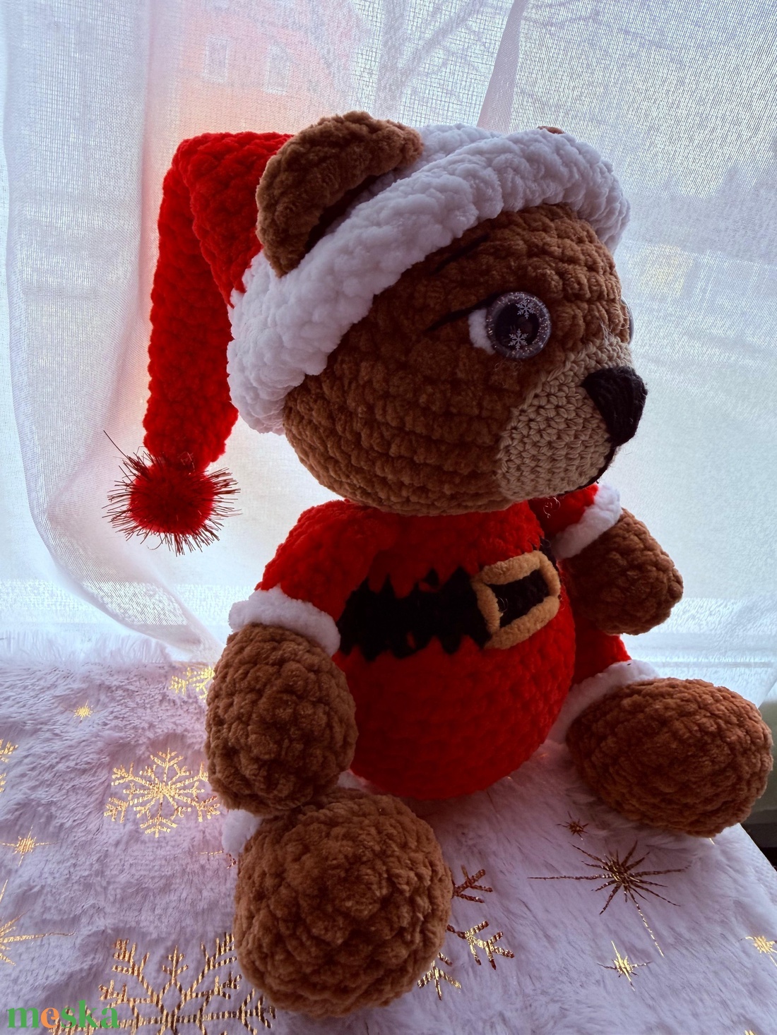 Maci Mikulás  a karácsony legpuhább hőse - karácsony - mikulás - mikulás ajándékok - Meska.hu