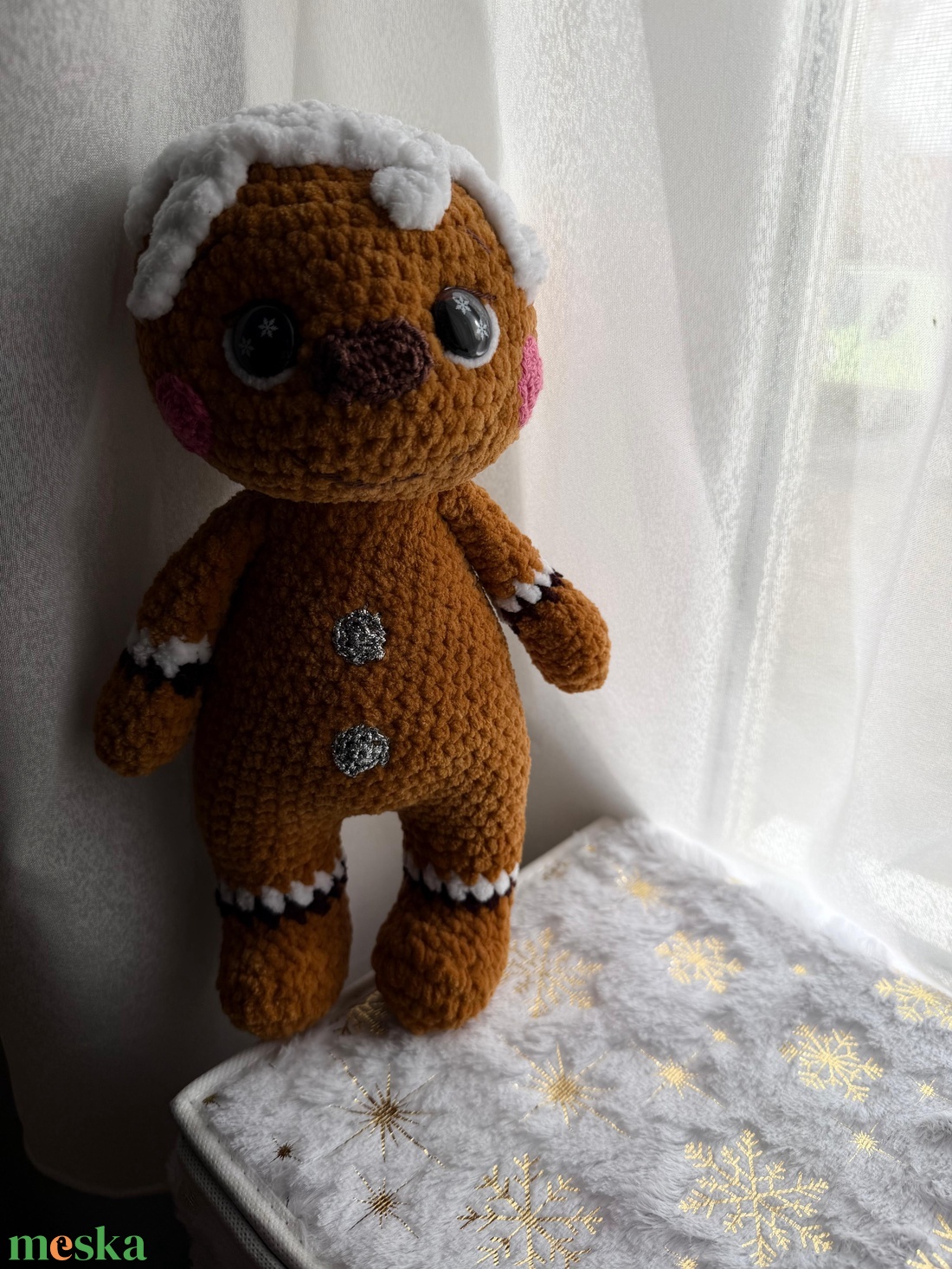 Mézi  a karácsonyi sütiország lakója - játék & sport - plüssállat & játékfigura - más figura - Meska.hu