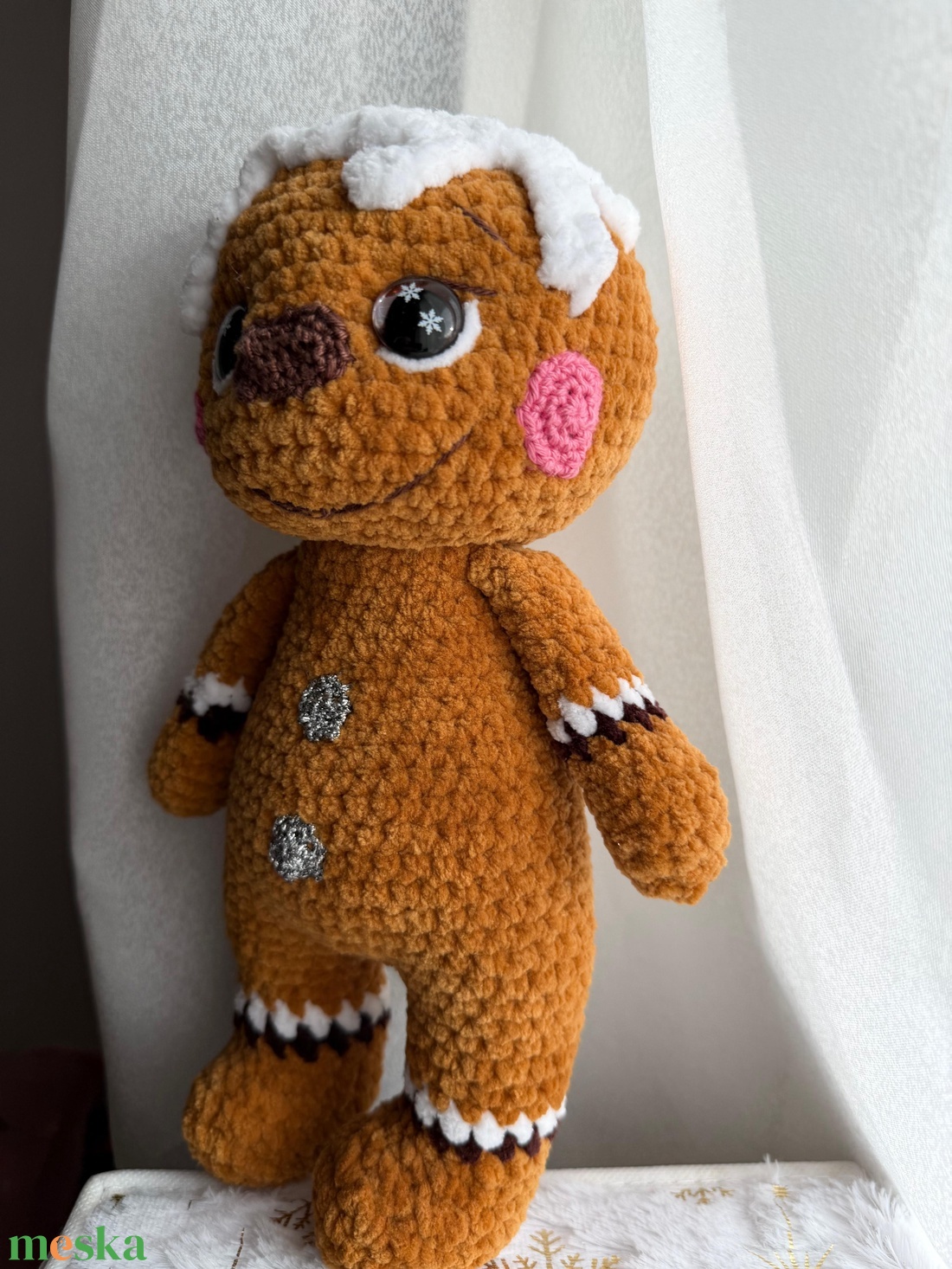 Mézi  a karácsonyi sütiország lakója - játék & sport - plüssállat & játékfigura - más figura - Meska.hu