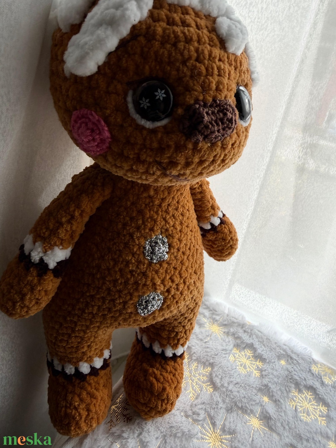 Mézi  a karácsonyi sütiország lakója - játék & sport - plüssállat & játékfigura - más figura - Meska.hu