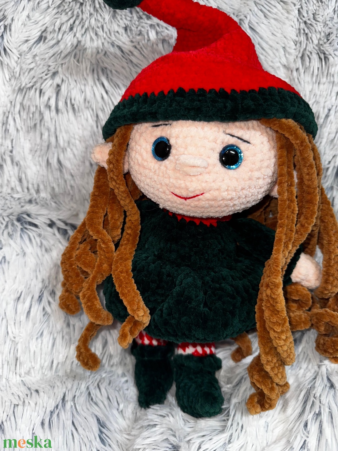 Télvirág  a hófödte erdő tündérmanója - játék & sport - plüssállat & játékfigura - manó - Meska.hu