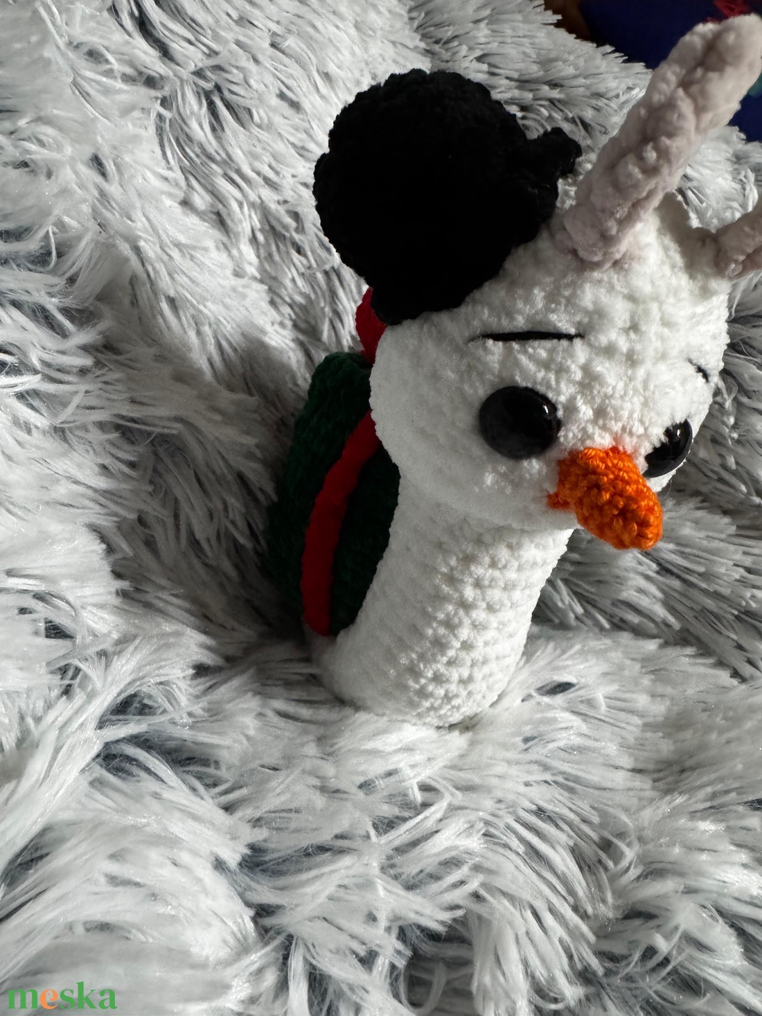 Ajándék Csigusz  a karácsonyi meglepetések futára - játék & sport - plüssállat & játékfigura - plüss mesefigurák - Meska.hu