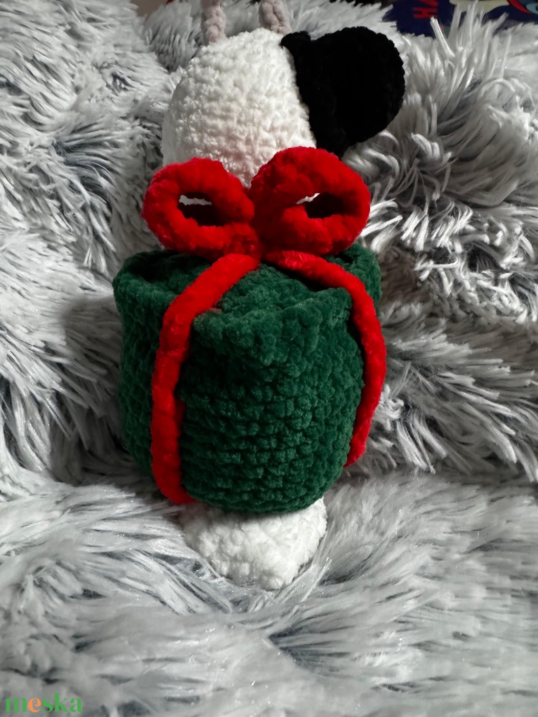 Ajándék Csigusz  a karácsonyi meglepetések futára - játék & sport - plüssállat & játékfigura - plüss mesefigurák - Meska.hu