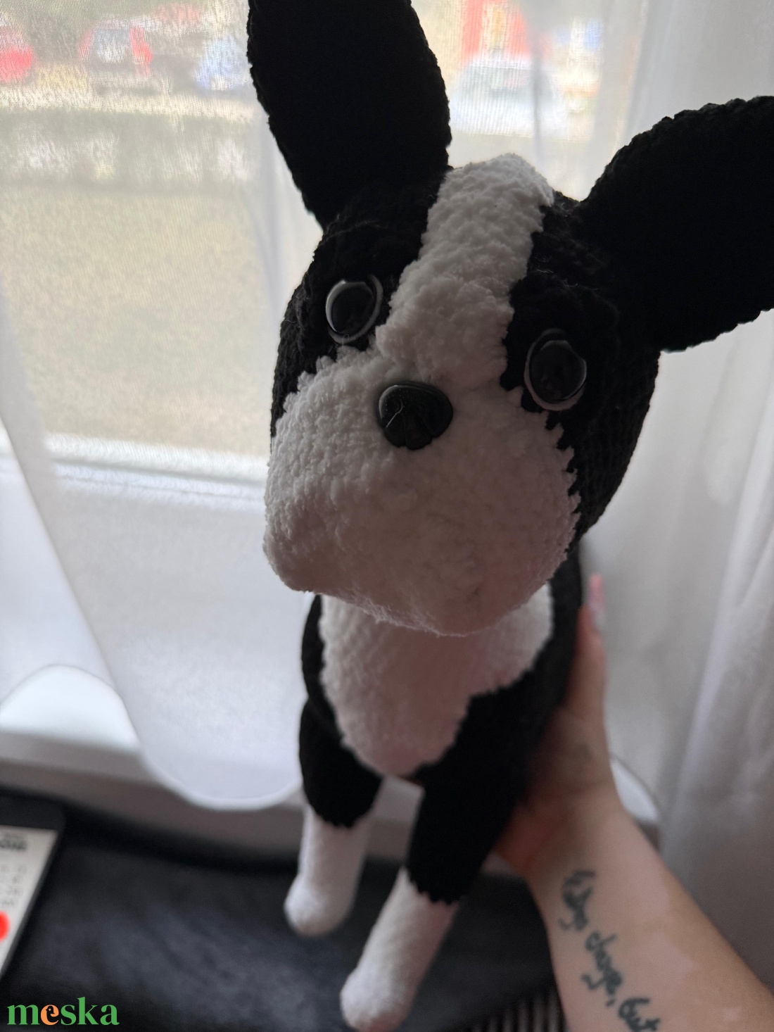 Boston Terier  a tappancsos hűség mintaképe - játék & sport - plüssállat & játékfigura - kutya - Meska.hu