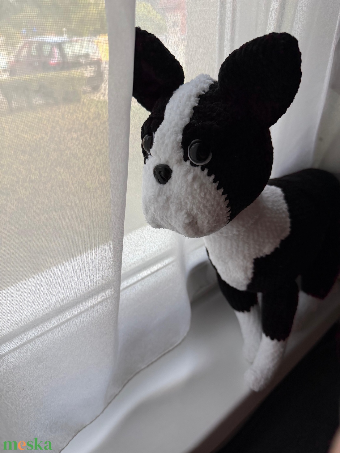 Boston Terier  a tappancsos hűség mintaképe - játék & sport - plüssállat & játékfigura - kutya - Meska.hu