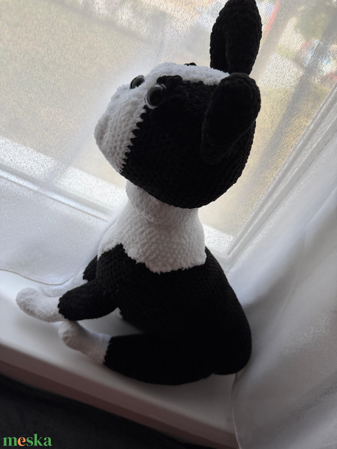 Boston Terier  a tappancsos hűség mintaképe - játék & sport - plüssállat & játékfigura - kutya - Meska.hu