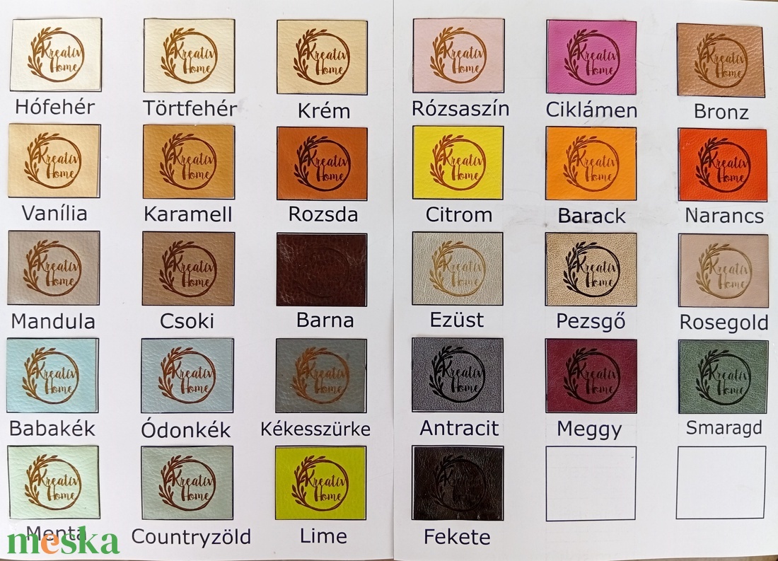 Bőr termék cimke biléta egyedi gravírozott - kellékek & szerszámok - dekorációs kellékek - egyéb kellékek - Meska.hu