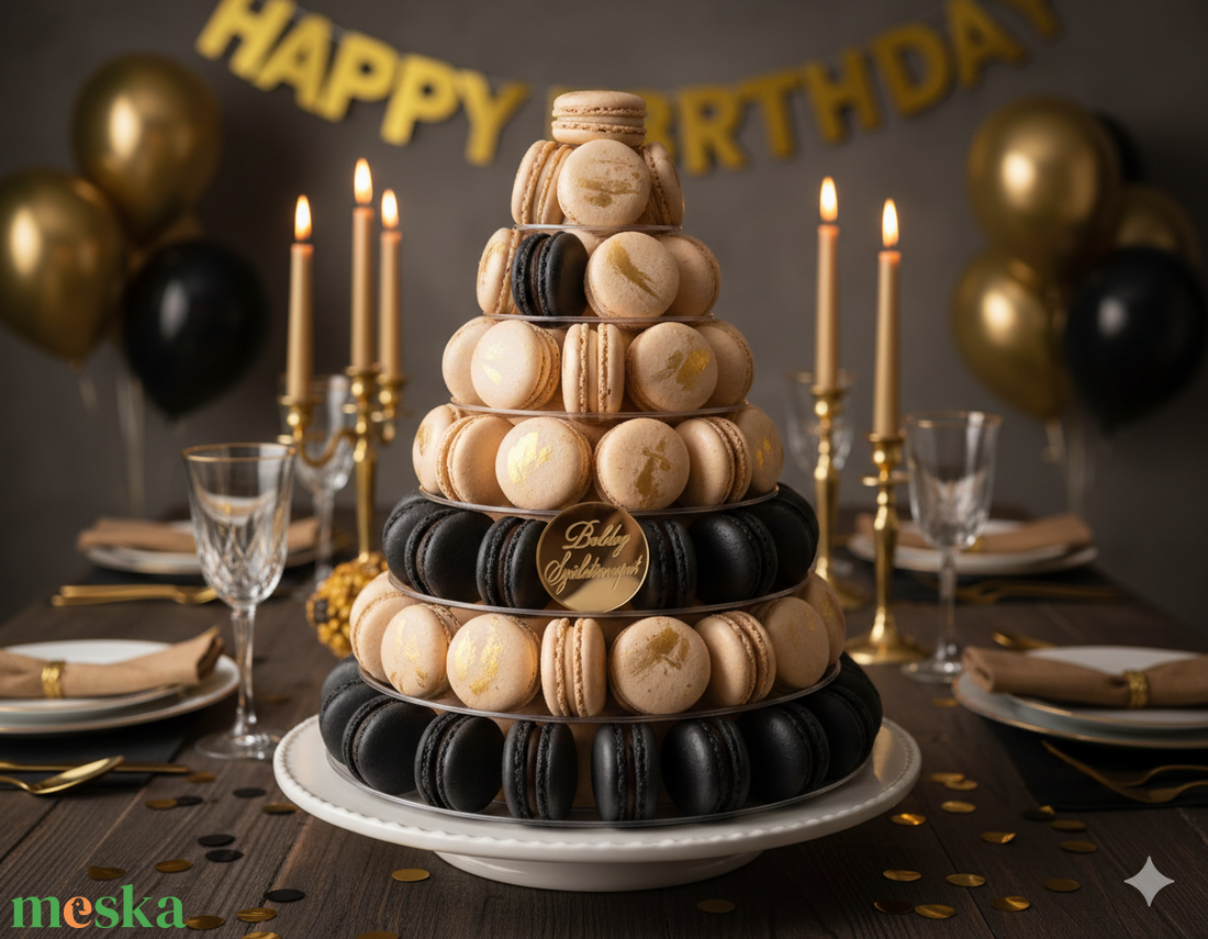 Boldog születésnapot torta korong - esküvő - dekoráció - sütidísz - Meska.hu