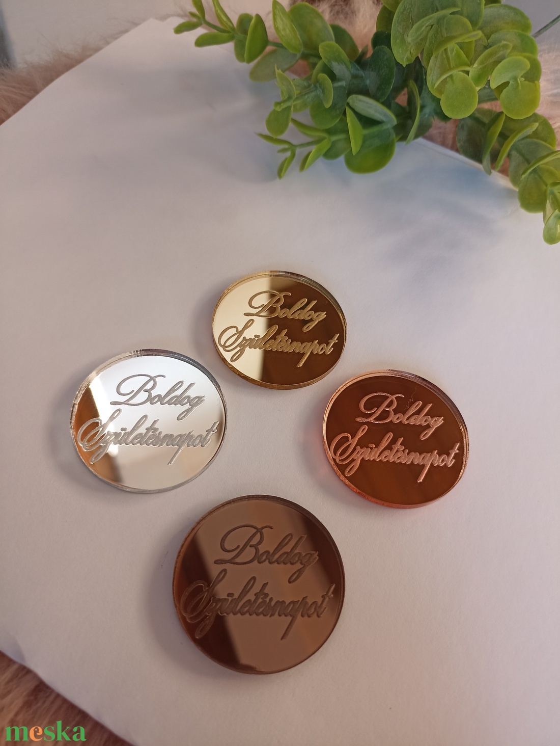 Boldog születésnapot torta korong - esküvő - dekoráció - sütidísz - Meska.hu