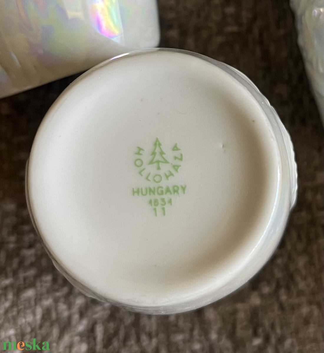 Hollóházi likőrös porcelán  készlet. Vintage. - otthon & életmód - konyhafelszerelés, tálalás - tálalás - tányér & étkészlet - Meska.hu