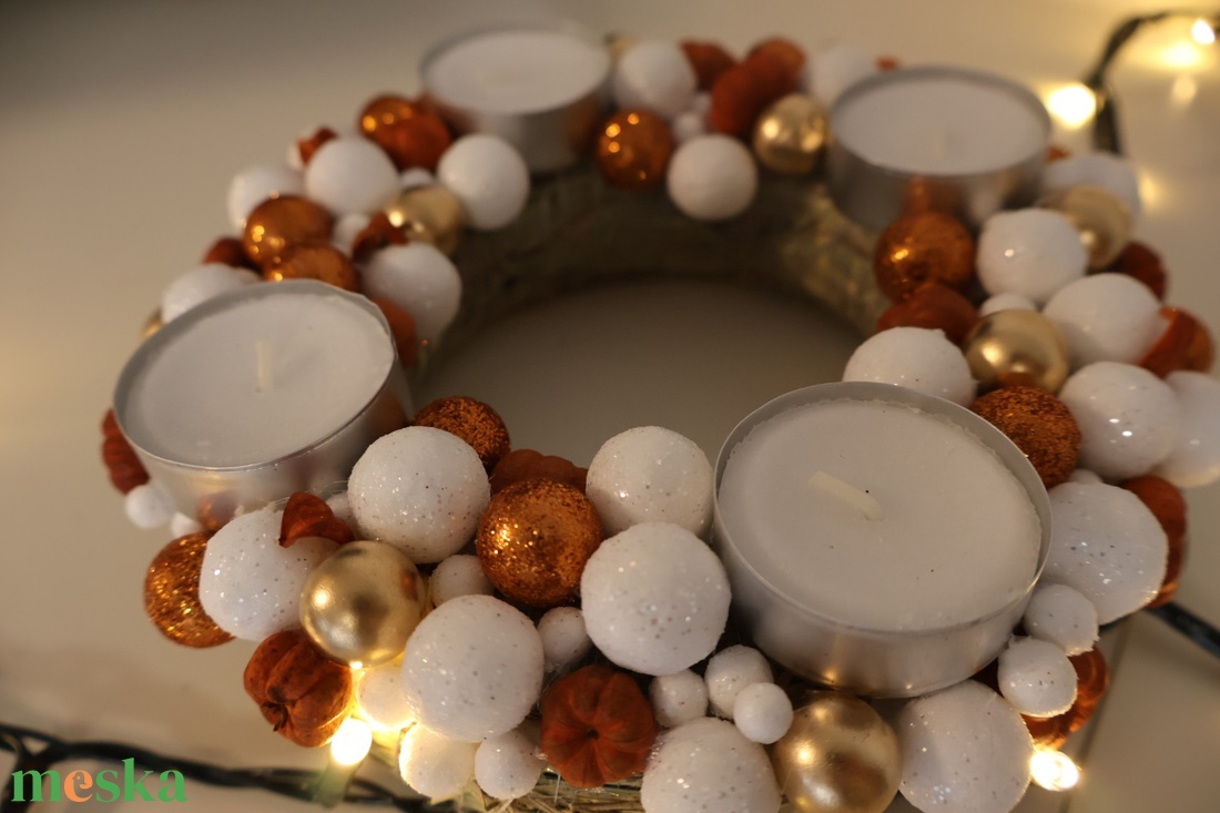 Adventi koszorú - karácsony - adventi díszek - adventi koszorú - Meska.hu