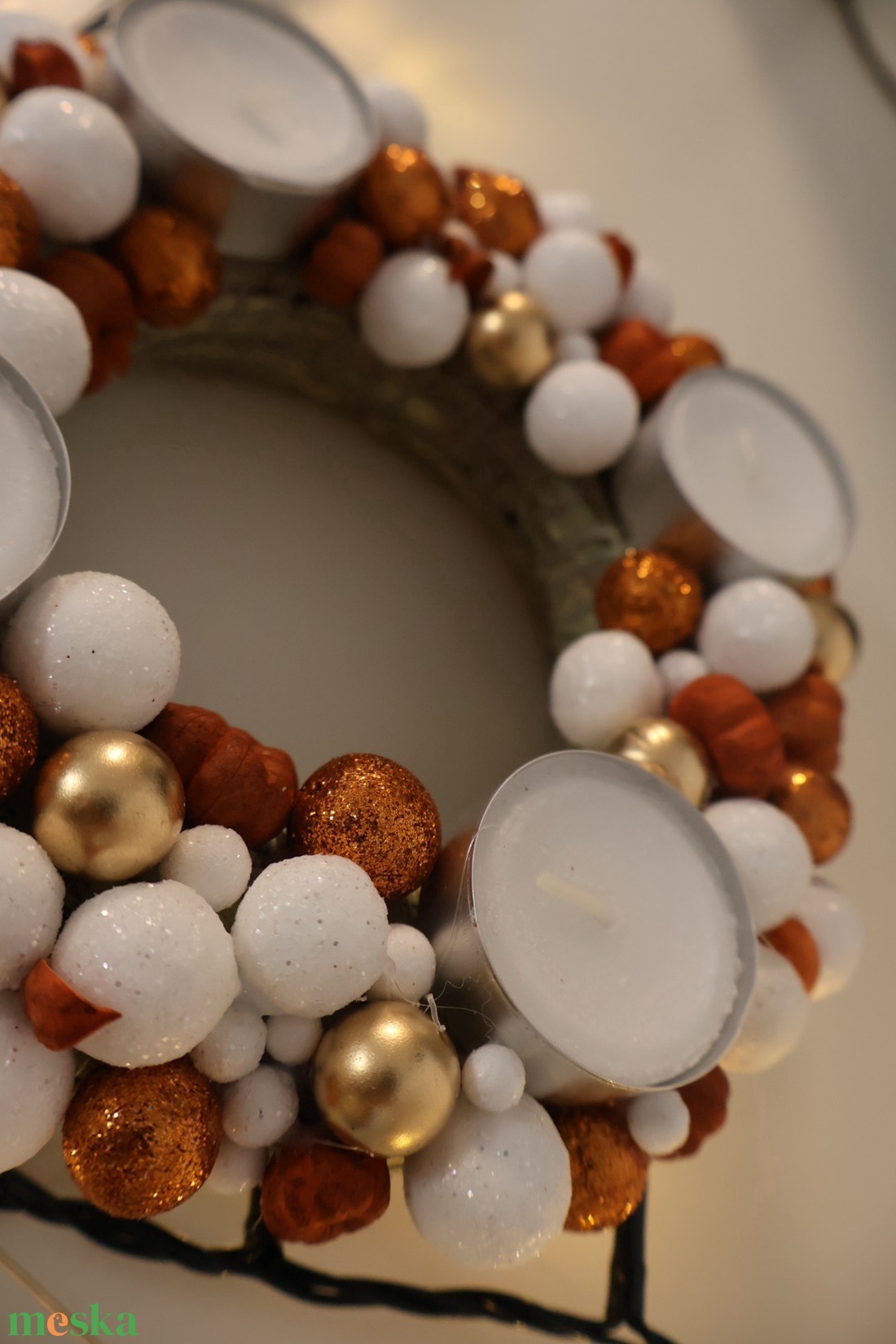 Adventi koszorú - karácsony - adventi díszek - adventi koszorú - Meska.hu