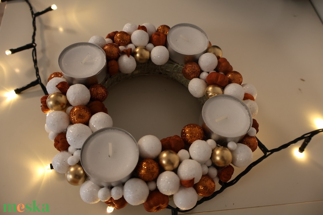 Adventi koszorú - karácsony - adventi díszek - adventi koszorú - Meska.hu