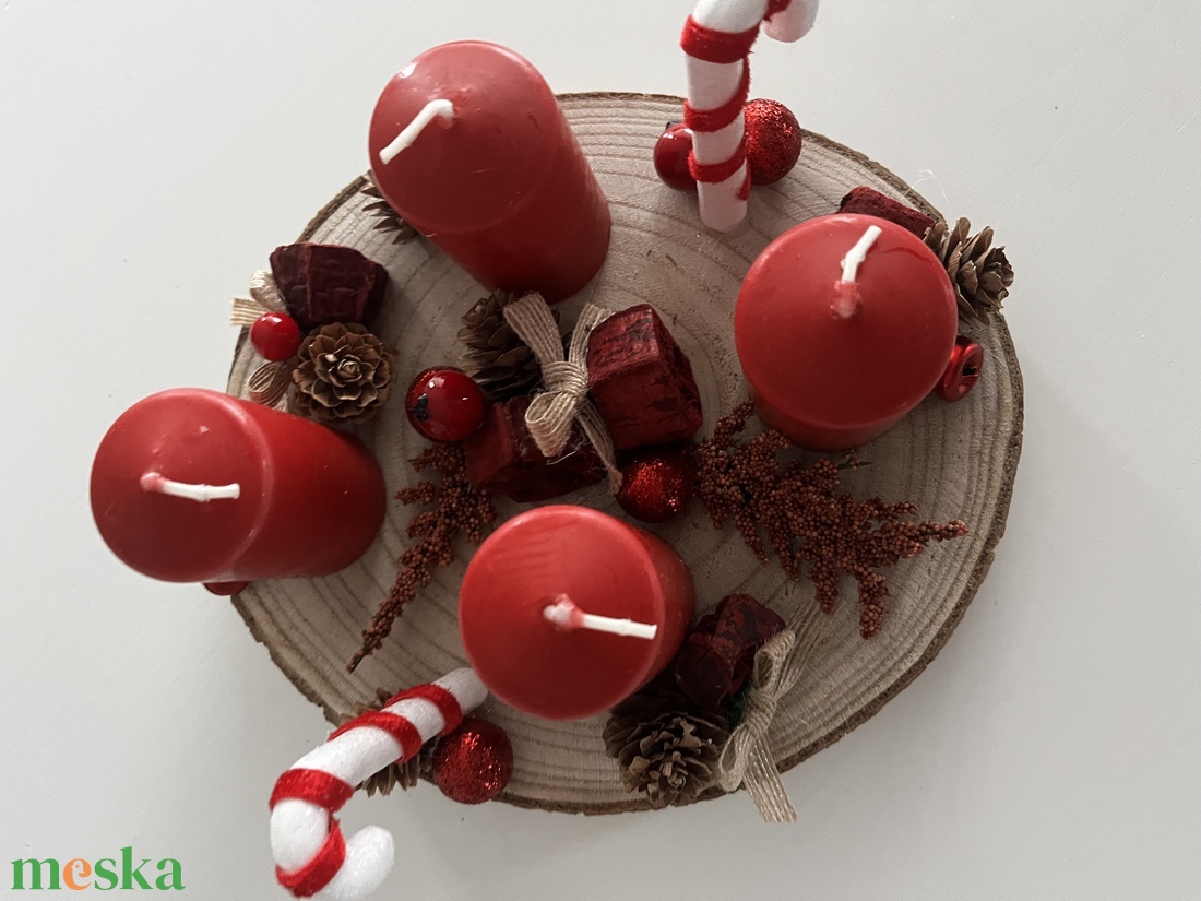 Adventi koszorú - karácsony - adventi díszek - adventi koszorú - Meska.hu