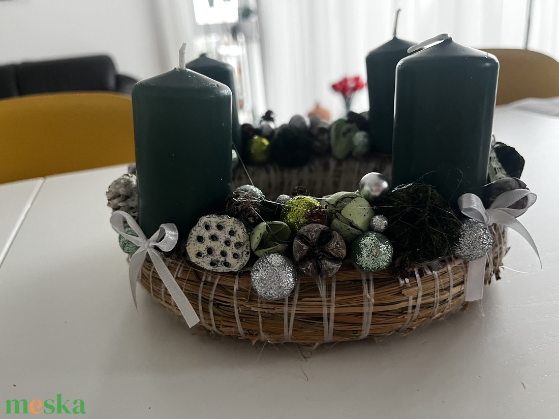 Adventi koszorú - karácsony - adventi díszek - adventi koszorú - Meska.hu