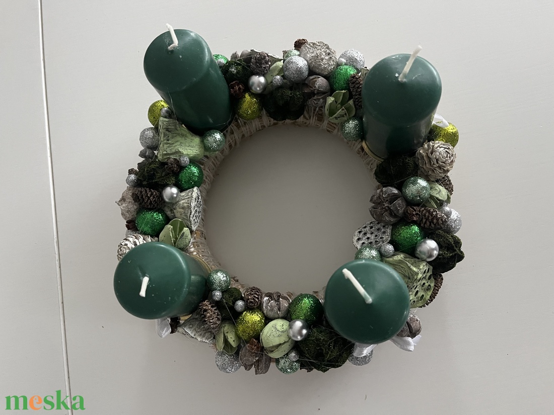 Adventi koszorú - karácsony - adventi díszek - adventi koszorú - Meska.hu