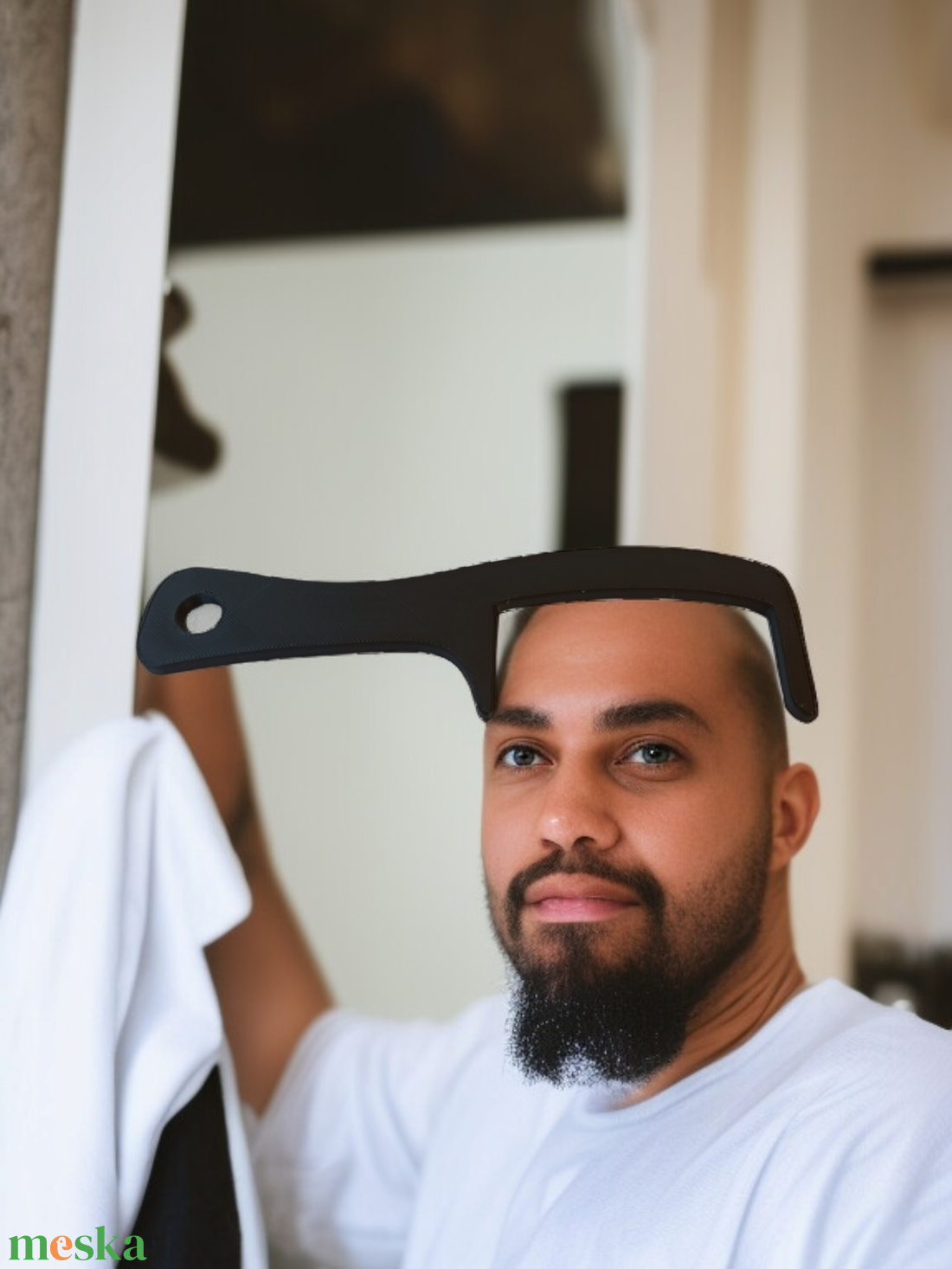 Fésű kopaszoknak. Vicces ajándék  - otthon & életmód - fürdőszoba - fürdőszobai dekoráció - Meska.hu