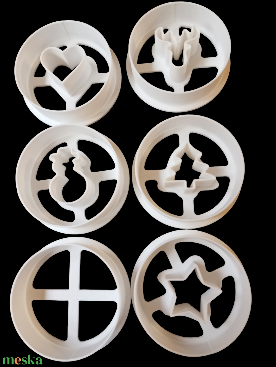 Karácsonyi linzer kiszúró készlet  - karácsony - karácsonyi sütés-főzés - Meska.hu