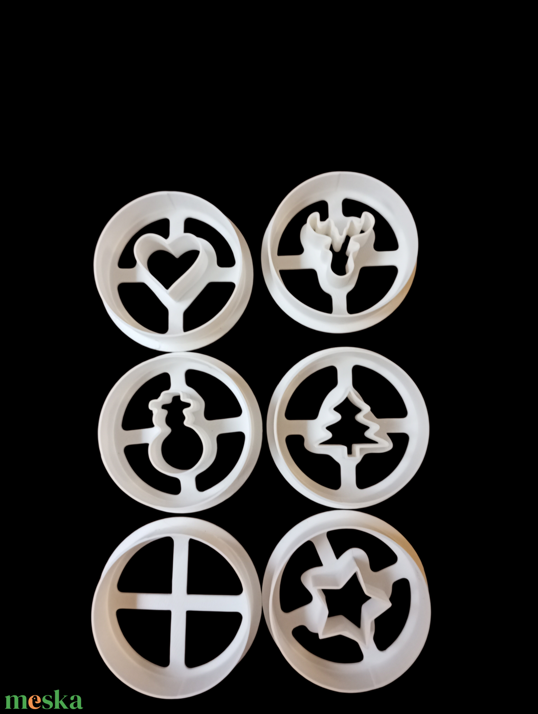 Karácsonyi linzer kiszúró készlet  - karácsony - karácsonyi sütés-főzés - Meska.hu