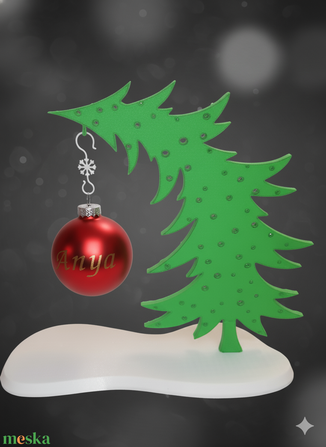 Karácsonyi dísz akasztó - karácsony - karácsonyi lakásdekoráció - karácsonyfadíszek - Meska.hu