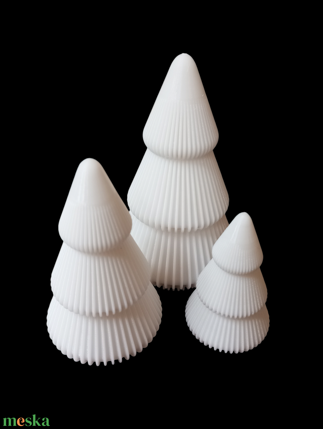 Modern fenyőfa dísz szett  - karácsony - karácsonyi lakásdekoráció - karácsonyi lakásdíszek - Meska.hu