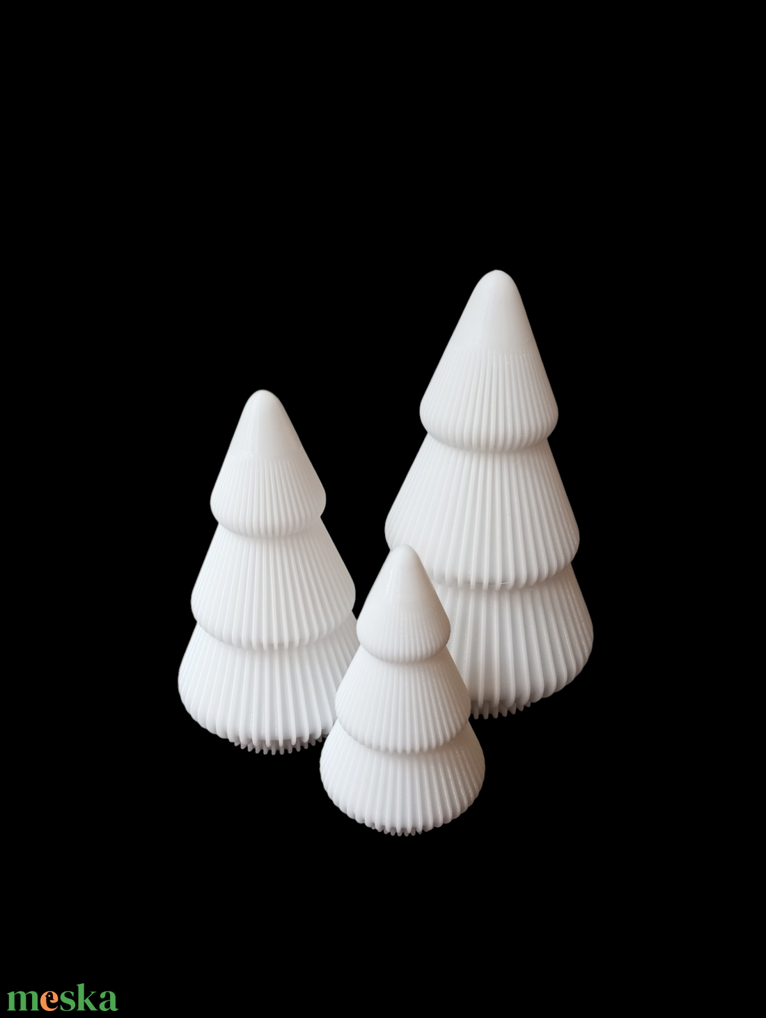 Modern fenyőfa dísz szett  - karácsony - karácsonyi lakásdekoráció - karácsonyi lakásdíszek - Meska.hu