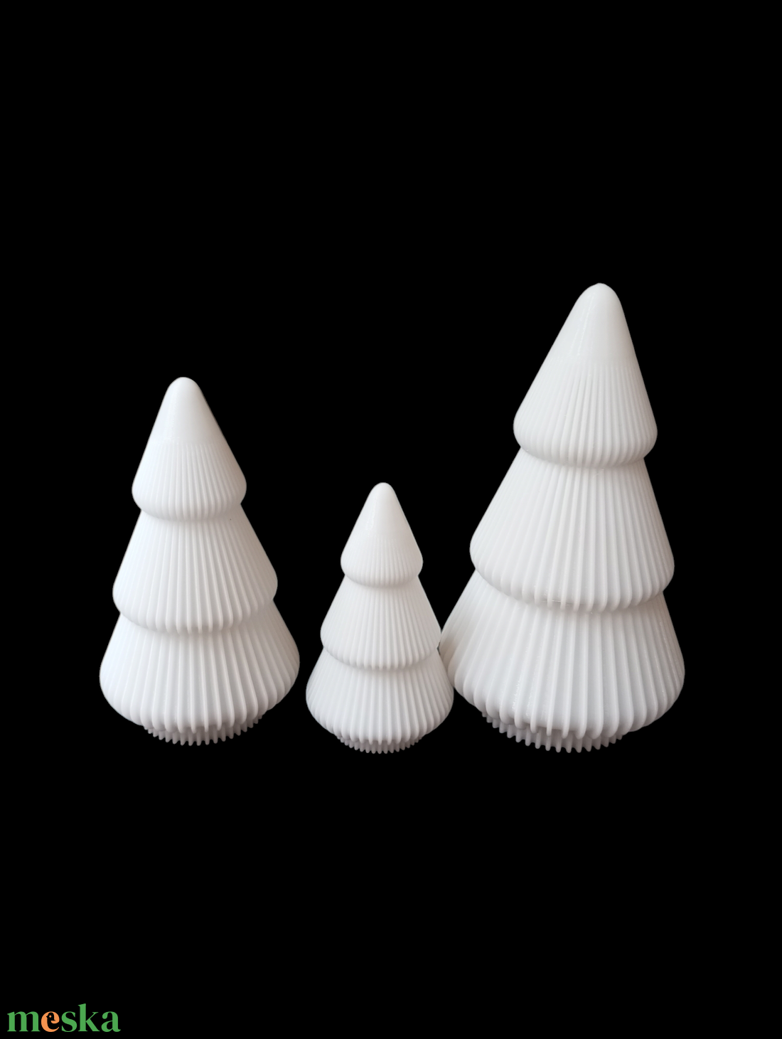 Modern fenyőfa dísz szett  - karácsony - karácsonyi lakásdekoráció - karácsonyi lakásdíszek - Meska.hu