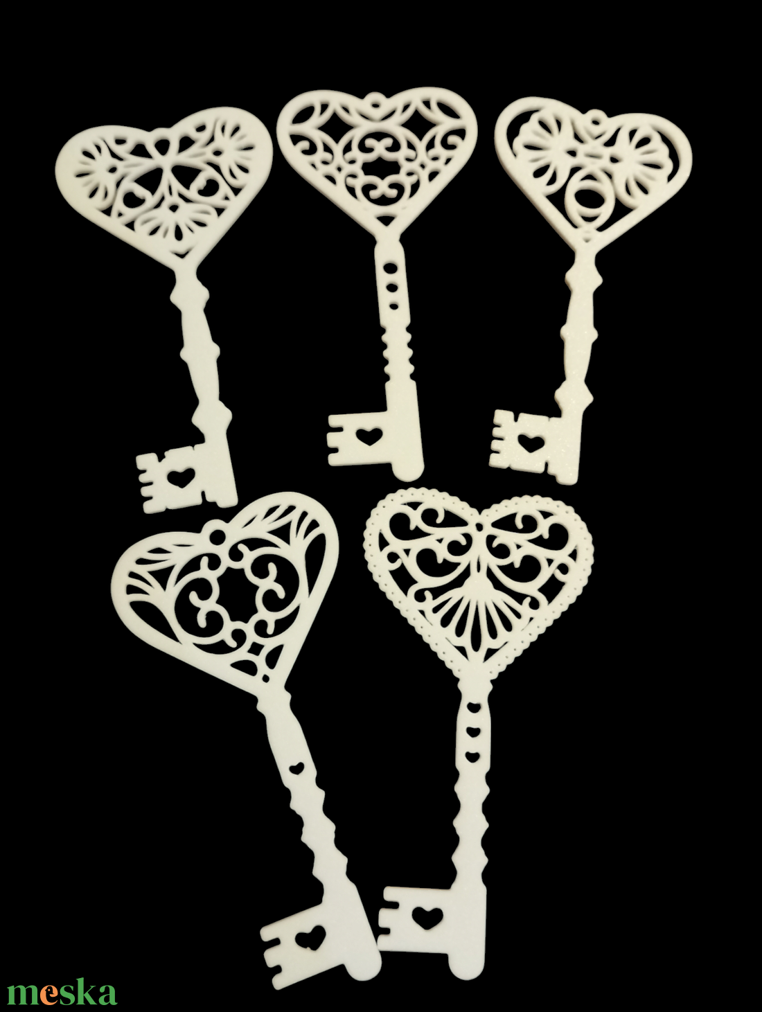 Karácsonyfa dísz szett kulcsok - karácsony - karácsonyi lakásdekoráció - karácsonyfadíszek - Meska.hu