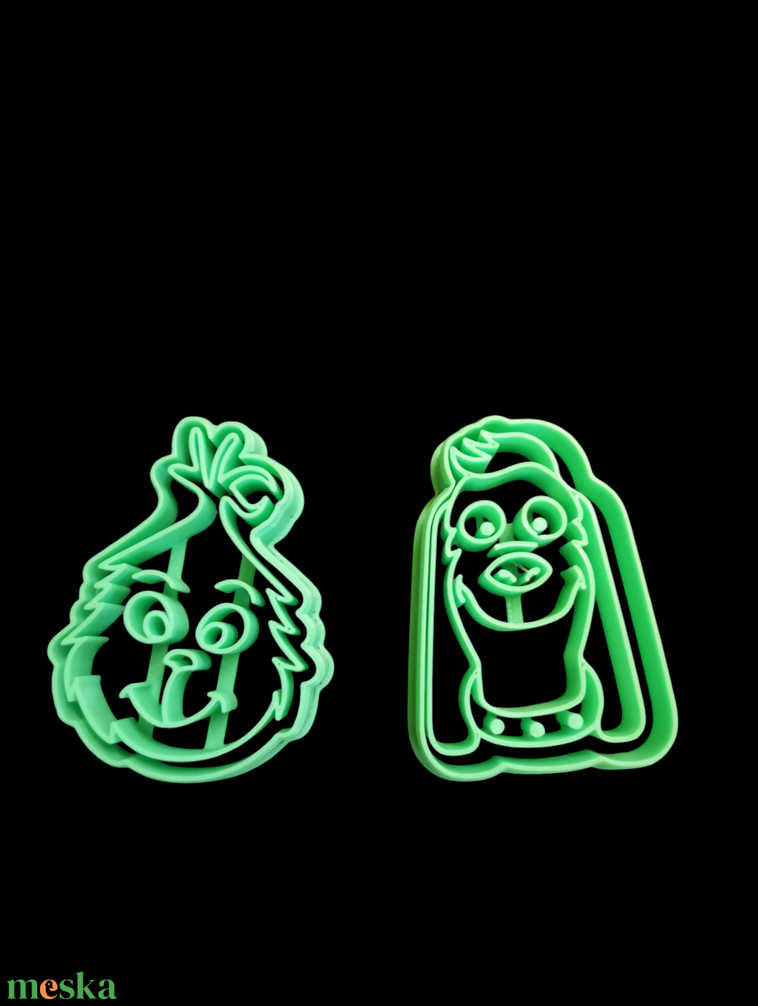 Grinch és Max süti kiszúró forma  - karácsony - karácsonyi sütés-főzés - Meska.hu