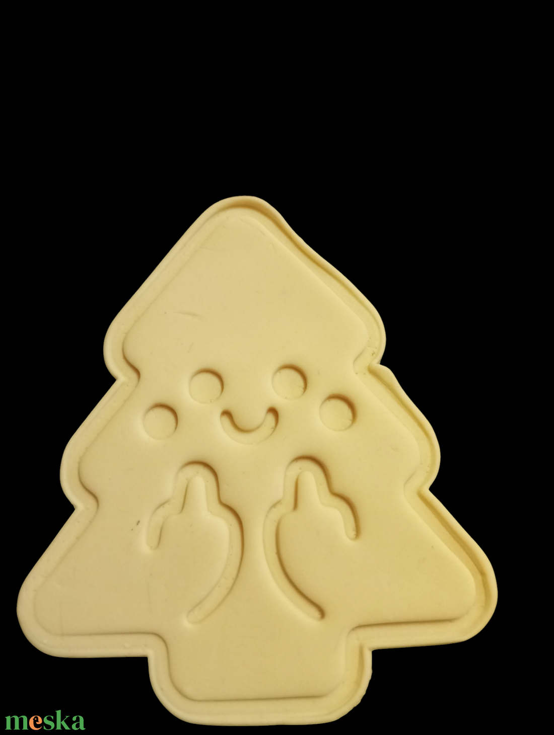Vicces karácsonyfa sütikiszúró és pecsét szett  - otthon & életmód - konyhafelszerelés, tálalás - sütés, főzés - sütikiszúró - Meska.hu