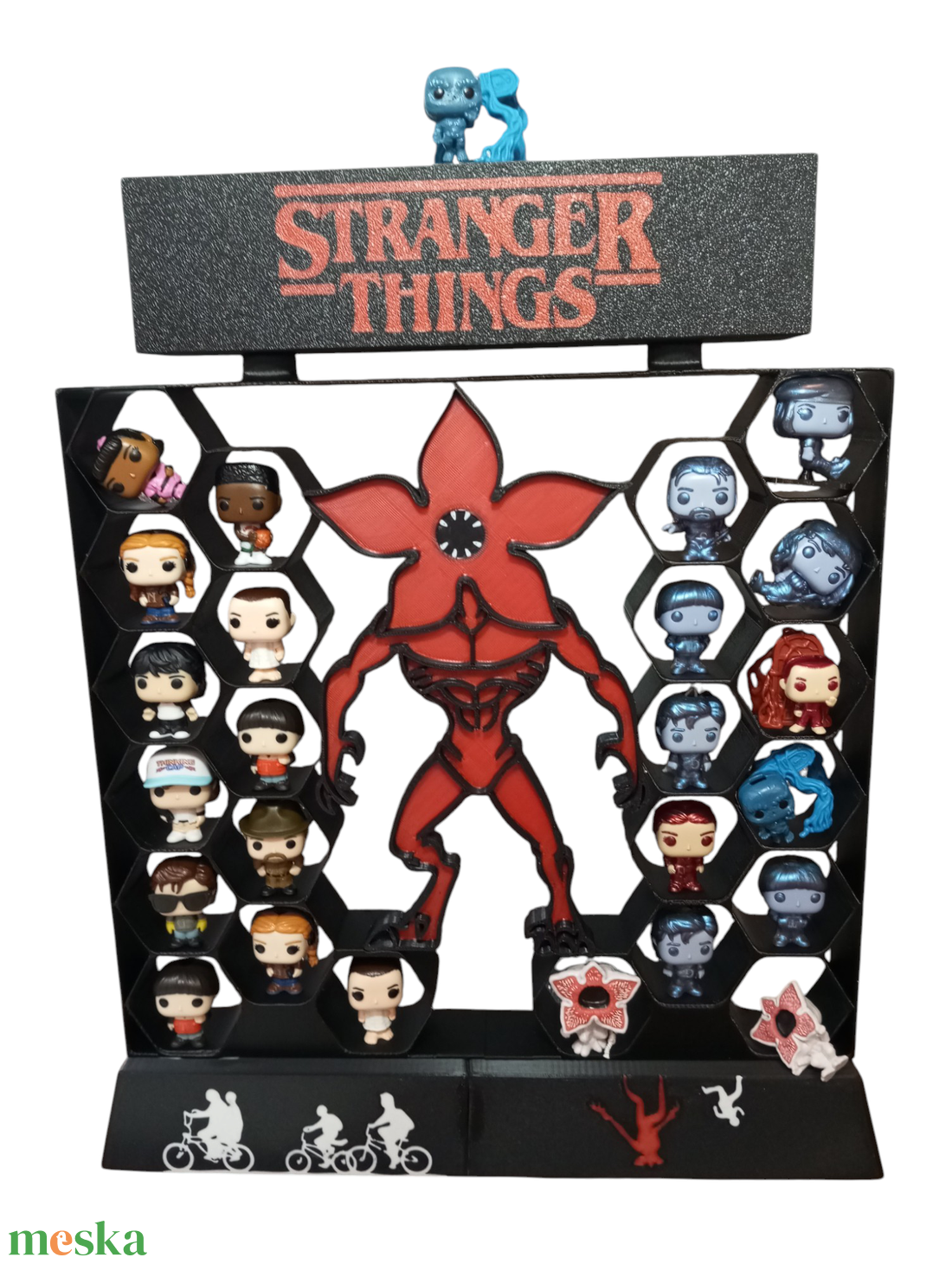Stranger Things figura tartó � Kinder Joy Funko Pop figurákhoz - baba - mama - babaszobabútor - játéktároló - Meska.hu