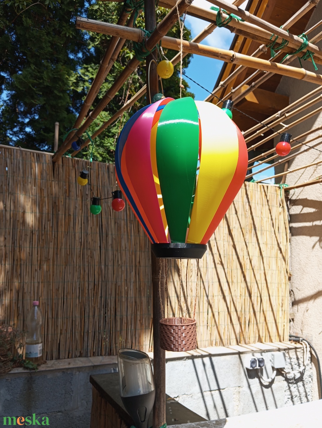 Hőlégballon szélforgó  - otthon & életmód - ház & kert - kerti dísz - Meska.hu