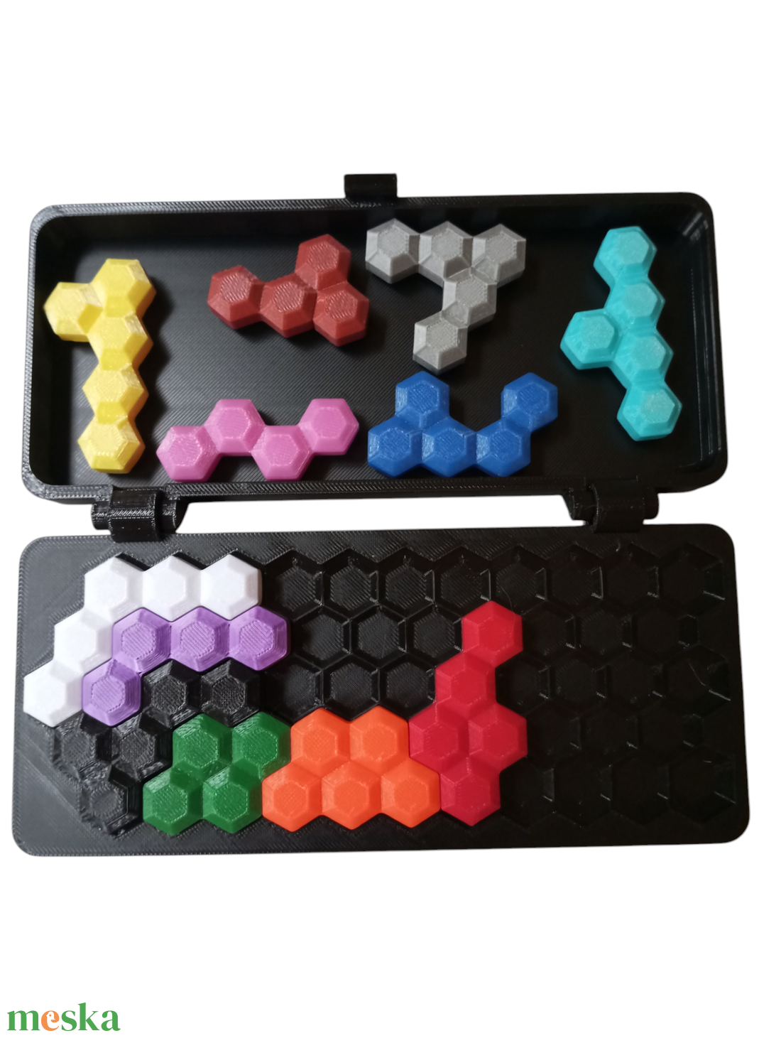 HexaLogic- logikai kirakós puzzle - játék & sport - készségfejlesztő és logikai játék - logikai játékok - Meska.hu